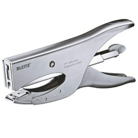 Leitz 55490081 Stapler Matt Silver Back-Loading 40-Sheet Capacity
