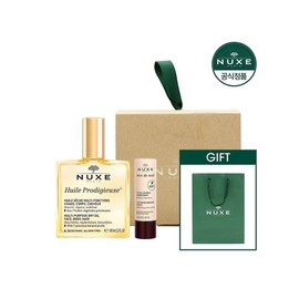 [Gift packaging] Nuxe multi dry oil 100ml + stick lip balm 4g set + GIFT / [선물포장] 눅스 멀티 드라이 오일 100ml + 스틱립밤 4g 세트 + GIFT