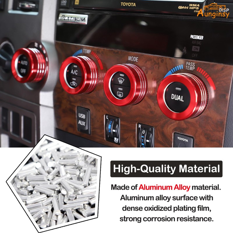 Car Centre Console Air Conditioner Switch Button Knob Cover Compatible