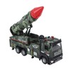 Missile Truck Toy High Simulation Strong Return Force Alloy Lights