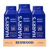 Harry's Men's Body Wash - Redwood - (3 Pack) 18