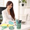 17 in 1 Green Desk Organizers and Accessories Set, 3