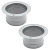 ZUDKSUY 3 Inch Duct Connector Flange, Straight Pipe Flange Connector，2