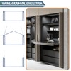 Cabinet Pocket Door Slide System Kit 14",2PCS Inset Sliding Hardware