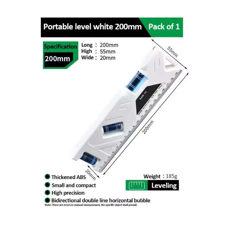 Mini Magnetic Pocket Level for Home & DIY – 3-Angle