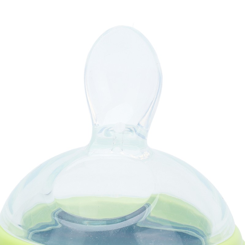 Baby Cereal Bottle Silicone Unisex Baby Squeeze Cereal Feeding Flow