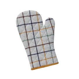 MyHome Country Madison Oven Gloves, Heat Resistant Pot Holders, Cotton Oven Gloves, Pot Lid Holder, Glove for Kitchen, Cotton, Multicoloured, 20 x 32 cm