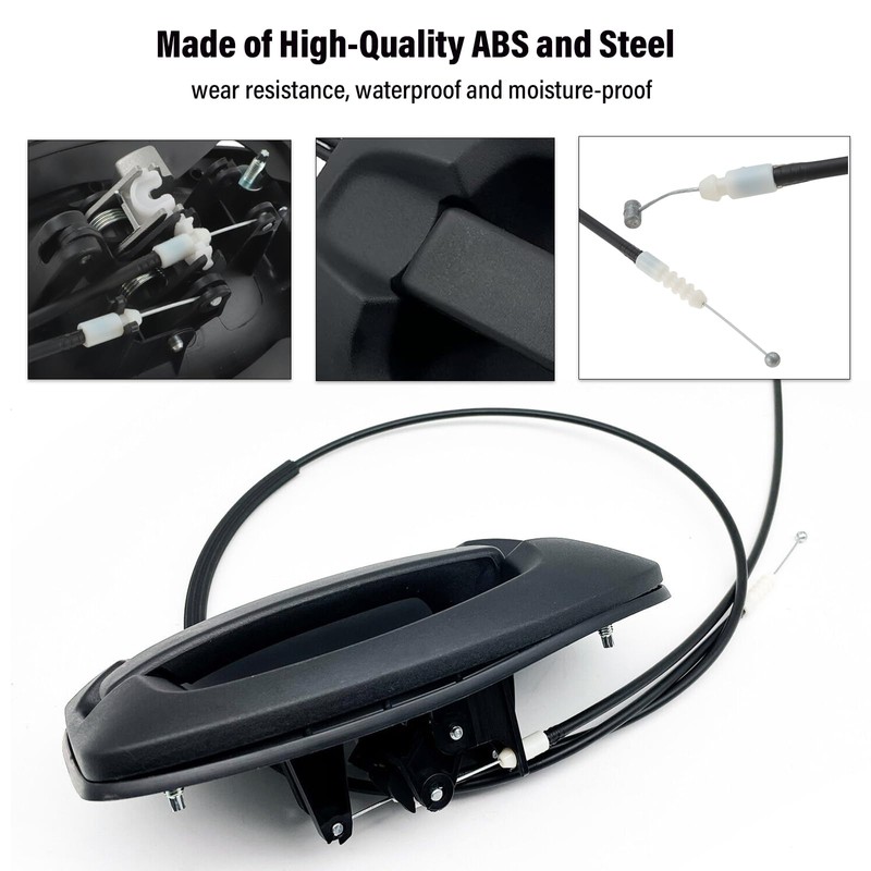 Bledtax 5RK14JXWAB Sliding Door Handle with Cable,Compatible with Promaster 2014-2018