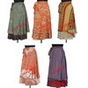 WholeSale Lot of Indian Vintage Silk Saree Recycled Magic Wrap