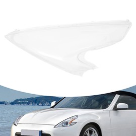 Headlight Lens Cover, Compatible For Nissan 370Z 2009-2021 Car Headlamp Lens Cover, Scratch-Resistant Car Light Cover (Driver Side)