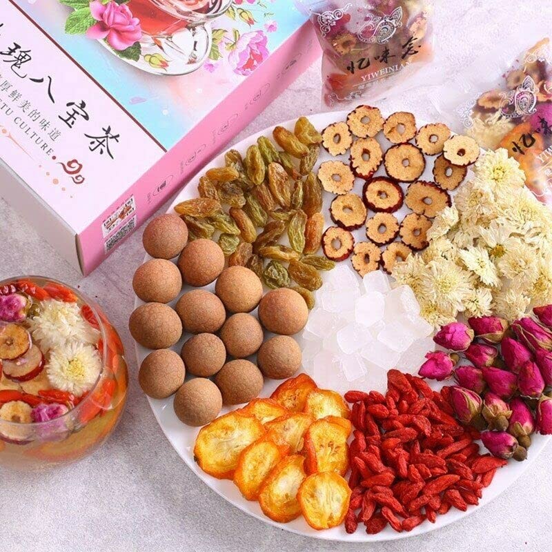 Rose Jujube Herbal Tea 150g 10 Bag Natural Babao Tea