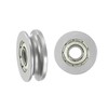 PATIKIL V-Groove Bearing, 10 Pack 3x12x4mm V Groove Guide Pulley