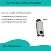 ZumuraAuto Shutter Grille Actuator Motor 5877R1006 68298531 Compatible with 2019