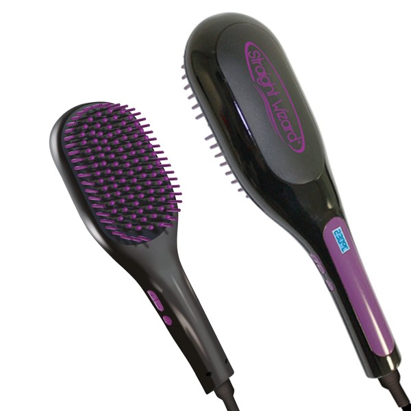 Straight Wizard Thermal Straightening Brush I Combines the power of a straightener with the hassle of a brush