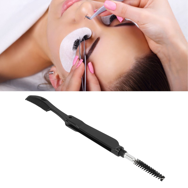 10Pcs Eyelash Brush Comb Mini 2 Use Portable Reusable Eyebrow