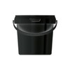 Lubrisolve 6 Litre Heavy Duty Black Round Bucket UN Approved
