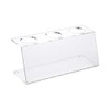 Restaurantware Clear Tek Clear Acrylic Ice Cream Cone Holder -