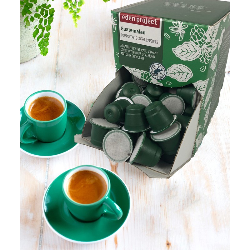 THE EDEN PROJECT 100 GUATEMALAN Home Compostable Coffee Pods -