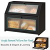 Vriccc Large Bread Box, Bamboo Wood Bread Box for Kitchen