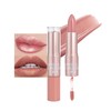 Metallic Lipstick Nude Lipstick Lip Gloss 2 IN 1, Cream