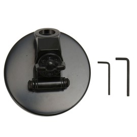 Magnetic holder for mobile antennas, magnetic holder for radio antennas, angle adjustable, sturdy metal for mobile transceivers in the car