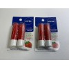 NIVEA Moisture, Lip Care Dual Pack Strawberry, 2 Packs, NIB