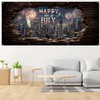 6 x 13 FT Large Patriotic American Flag Garage Door