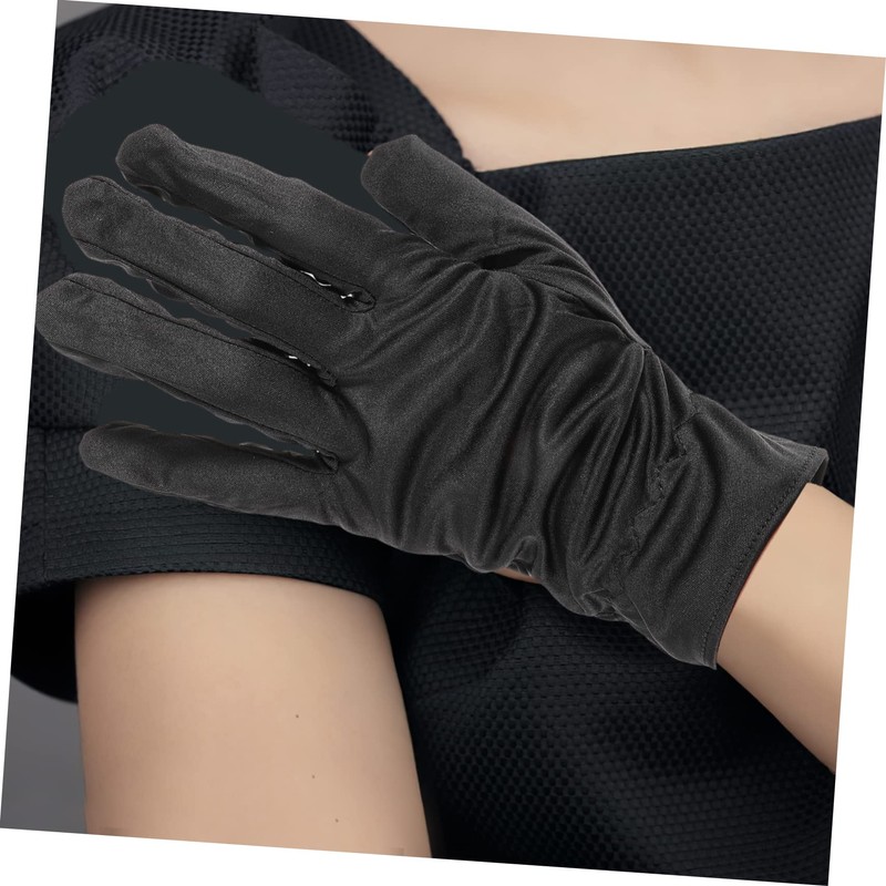 Mobestech 6 Pairs Cotton Gloves for Jewelry Handling Coin Inspection