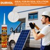 Durvol Pro Flex RV Roof Flexible Sealant Caulking Pack-4 Clear