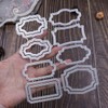 Lapoo 3D Backgrounds Frame Metal Cutting Die for Scrapbooking, New