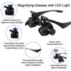 Magnifying Glasses with LED Light, LXIANGN Jeweler Loupe Watch Repair
