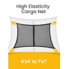 GROWNEER Car Truck Cargo Net, Highly Elastic Stretchable Mesh Organizer