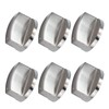 6 Perillas de Control Giratorias de 0.315 In de Aleación