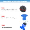 Boetoadg Cache Faucet Aerator Key Removal Wrench Tool with 5
