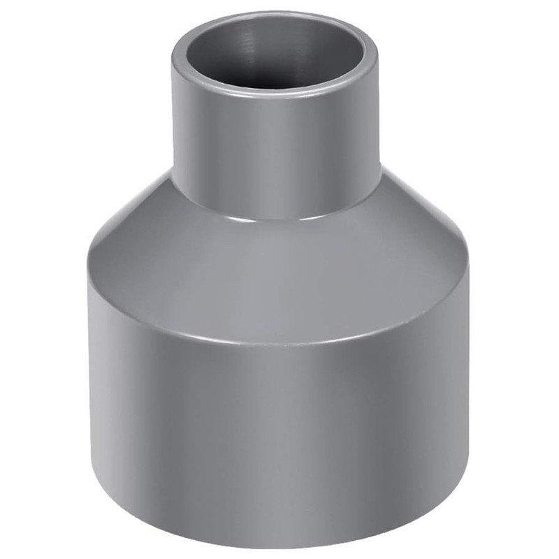 TOP-VIGOR 1Pcs PVC DWV Reducing Coupling, 32mm x 63mm Socket