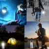 2Pcs Camping Lantern Military Tac Light Lantern with Magnetic Base