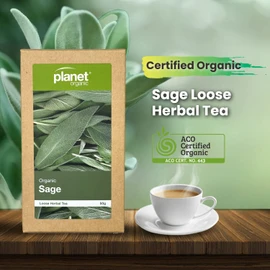 Planet Organic Sage Loose Leaf Tea, 50 g