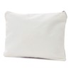Solid Canvas Cosmetic Bag Make Up Clutch Bag (10.5"W x