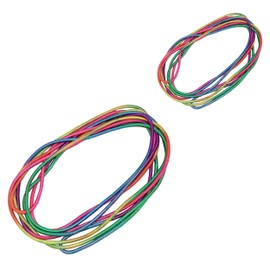 Best Sporting Rubber Twist 5 m - 2 x Rubber Twist Children in Colourful as Bouncy Rubber Children - Bouncy Rubber for Children Sports - Bouncy Game Classic - Rubber Twist