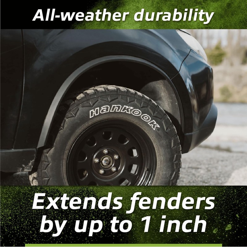 EZ Flares - Universal Offroad Flexible Foam Rubber Fender Flares