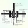 VZU Adjustable Circle Cutter, Adjustable Hole Saws for Diameter 30-300