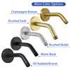 Wall Mounted Shower Arm Extension Head Holder Stainless Stee for