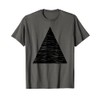 Distressed Triangle Geometric Shape T-Shirt