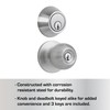 BRINKS Commercial - Keyed Entry Door Knob with Deadbolt Set,