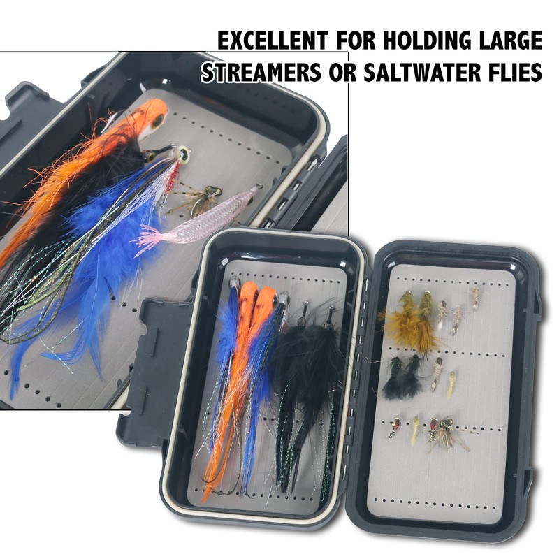Maxcatch Streamer Fly Fishing Box Double Sided Waterproof Jig Box