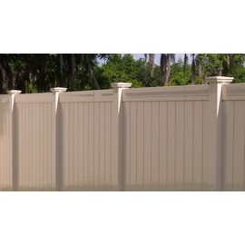 Little Outdoor Creations 4" x 4" Square New England Post Cap/Tan (Almond) (2 Pack)