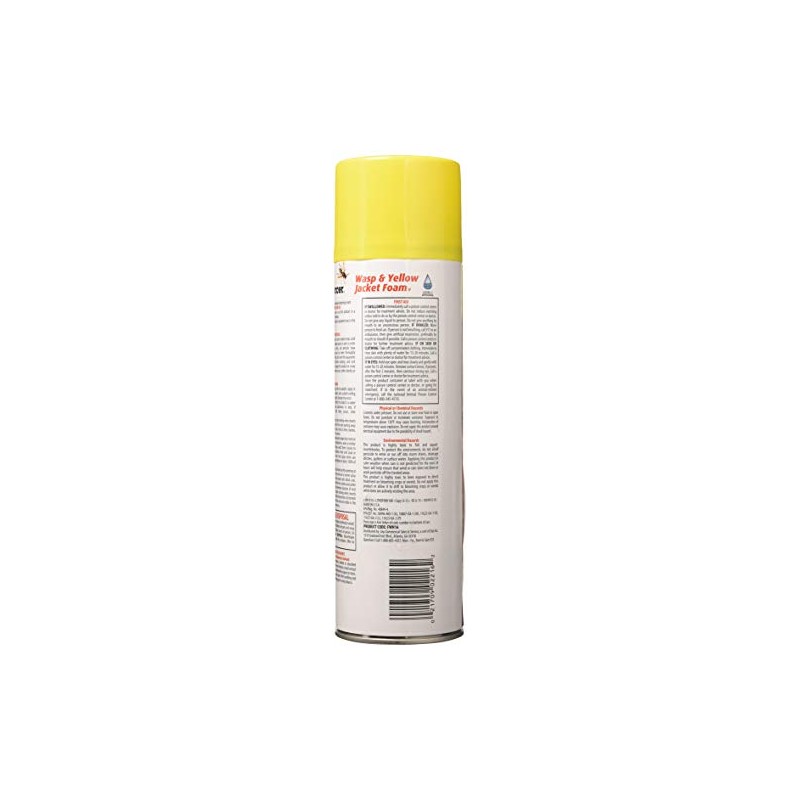 ZEP FWH-16 Yellow Jacket Wasp Control Foam Spray, 16-Ounce
