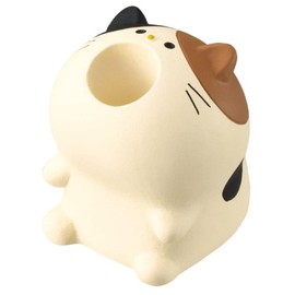 Deco Corporation Harapeko Animal Pen Stand, Mikenko Size: Approx. W4 D4.5 H4.8 PK-92921