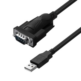 USB auf RS232 Seriell Kabel 1,5M, 9 Pin DB9 USB auf serielles Adapter, Dual Chipsatz PL2303 + 211, für Windows 11/10/8.1/8/7 und Mac OS X 9.x und höher, Kompatibel mit Modems, Kameras(Nicht für VGA)
