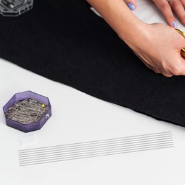 Ciieeo Beading Needles Set 10Pcs Beads Needles Long Straight Beading Thread Needles for DIY Crafts Bracelet Jewelry Making